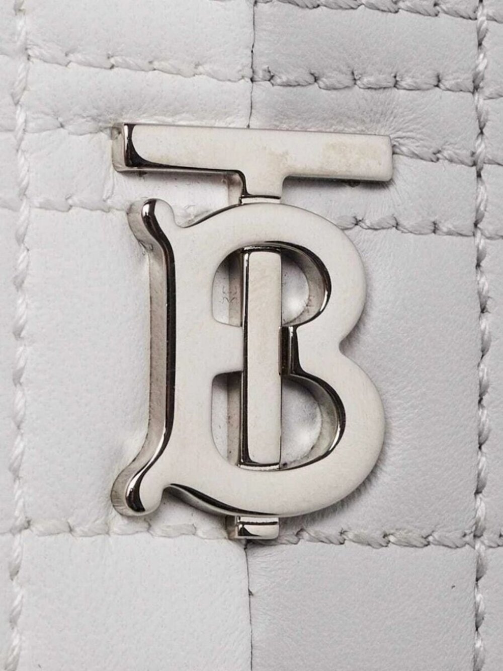 Burberry Multicolor Micro Quilted Lambskin Leather Mini Lola Colorblock Cross... - Picture 7 of 11